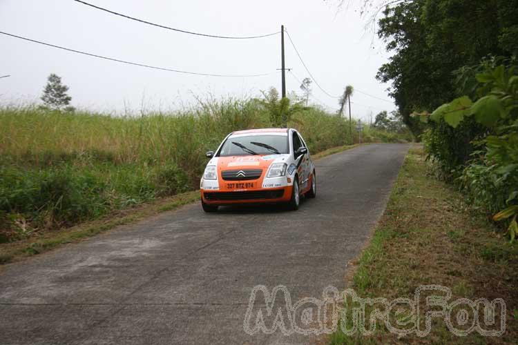 Photo MaitreFou - Auteur : Benjamin & Michael - Mots clés :  auto rallye saint benoit plaine palmistes etape 