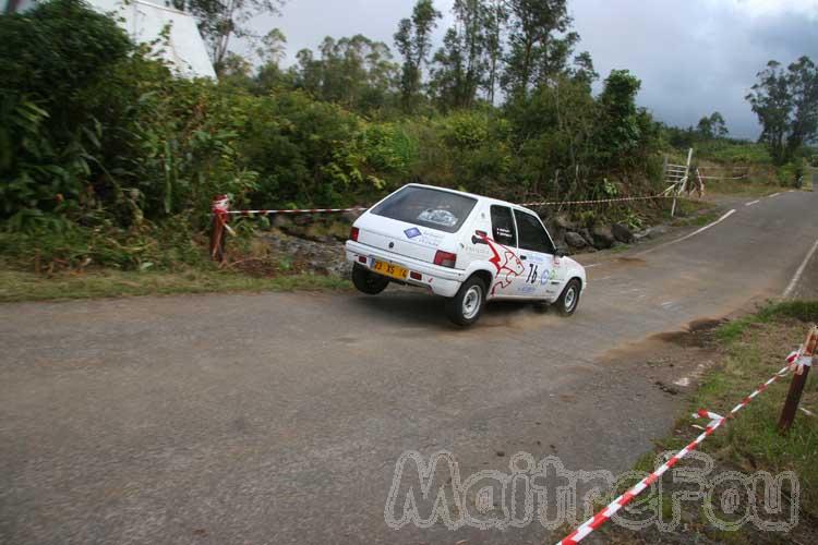 Photo MaitreFou - Auteur : Benjamin & Michael - Mots clés :  auto rallye saint benoit plaine palmistes etape 