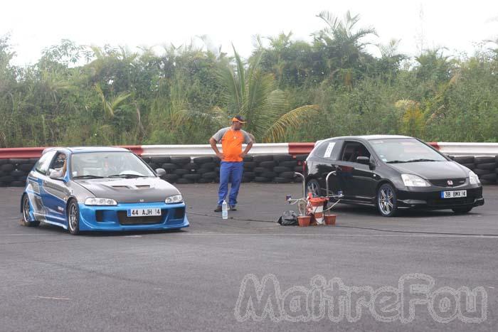 Photo MaitreFou - Auteur : Michael - Mots clés :  auto moto run pousse performances felix guichard dragster soleil evo subaru diesel td 