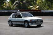 Photo MaitreFou - Auteur : Michael - Mots cl&eacute;s :  auto run pousse performances chronos felix guichard 205gti 988bwa 