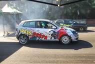 Photo MaitreFou - Auteur : Benjamin - Mots clés :  auto cfg circuit run tc pneu burn and drag pousse 