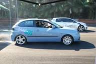 Photo MaitreFou - Auteur : Benjamin - Mots clés :  auto cfg circuit run tc pneu burn and drag pousse 