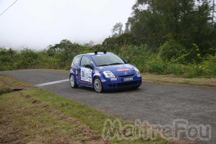 Photo MaitreFou - Auteur : Benjamin & Michael - Mots clés :  auto rallye saint benoit plaine palmistes etape 